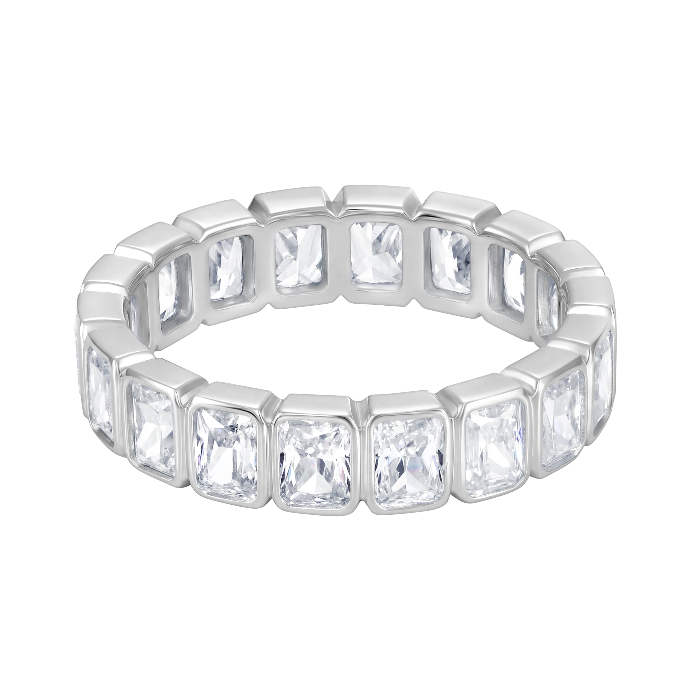Tennis Diamond Rectangle S925 ring