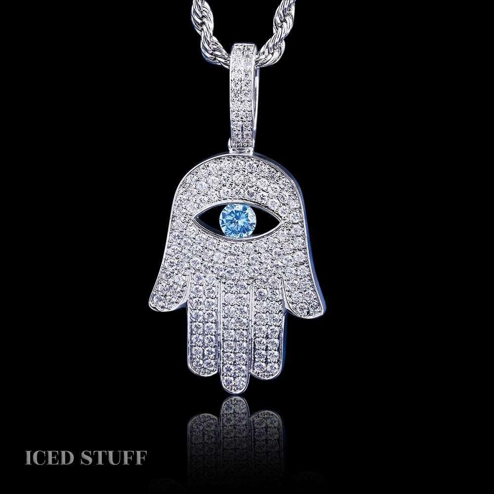 Hamsa White Gold