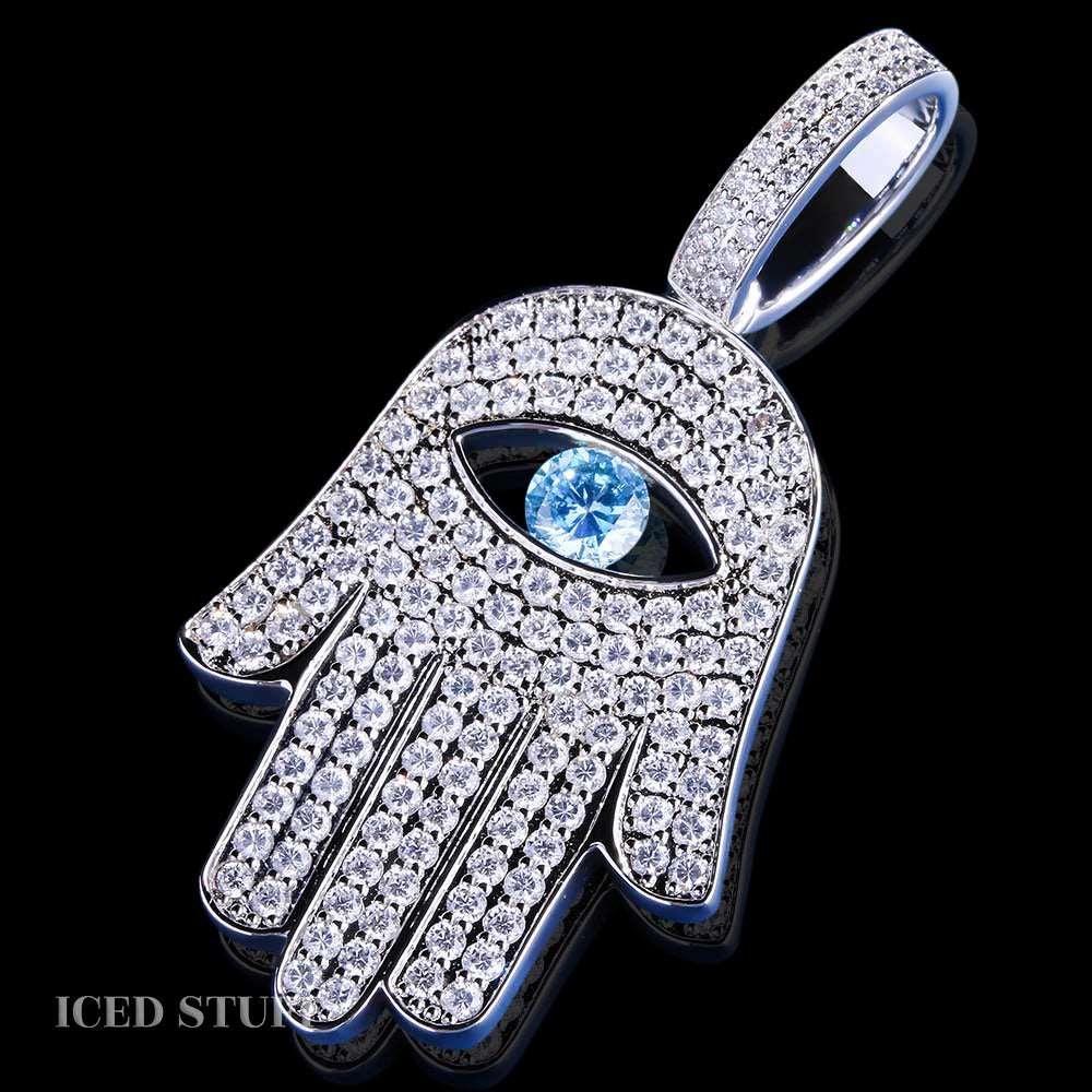 Hamsa White Gold