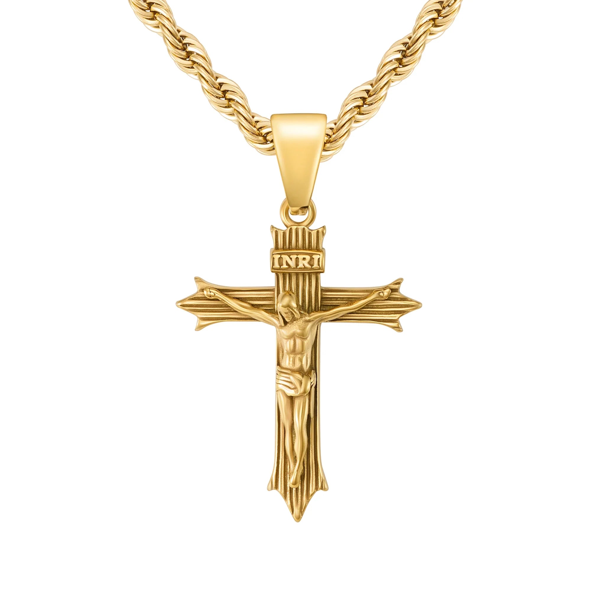 Crucifix Gold pendant