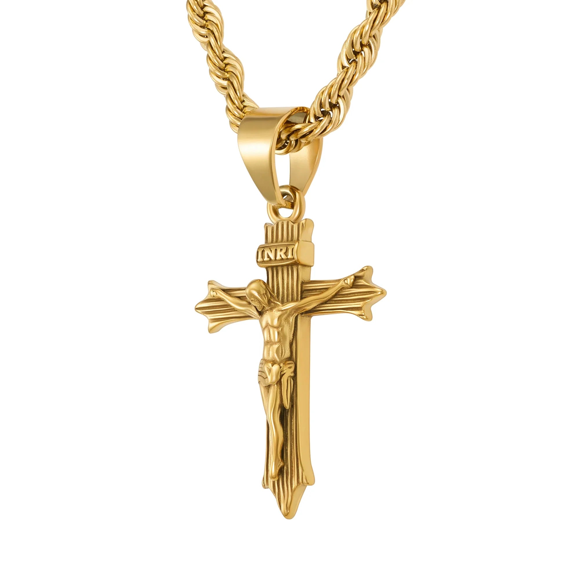 Crucifix Gold pendant