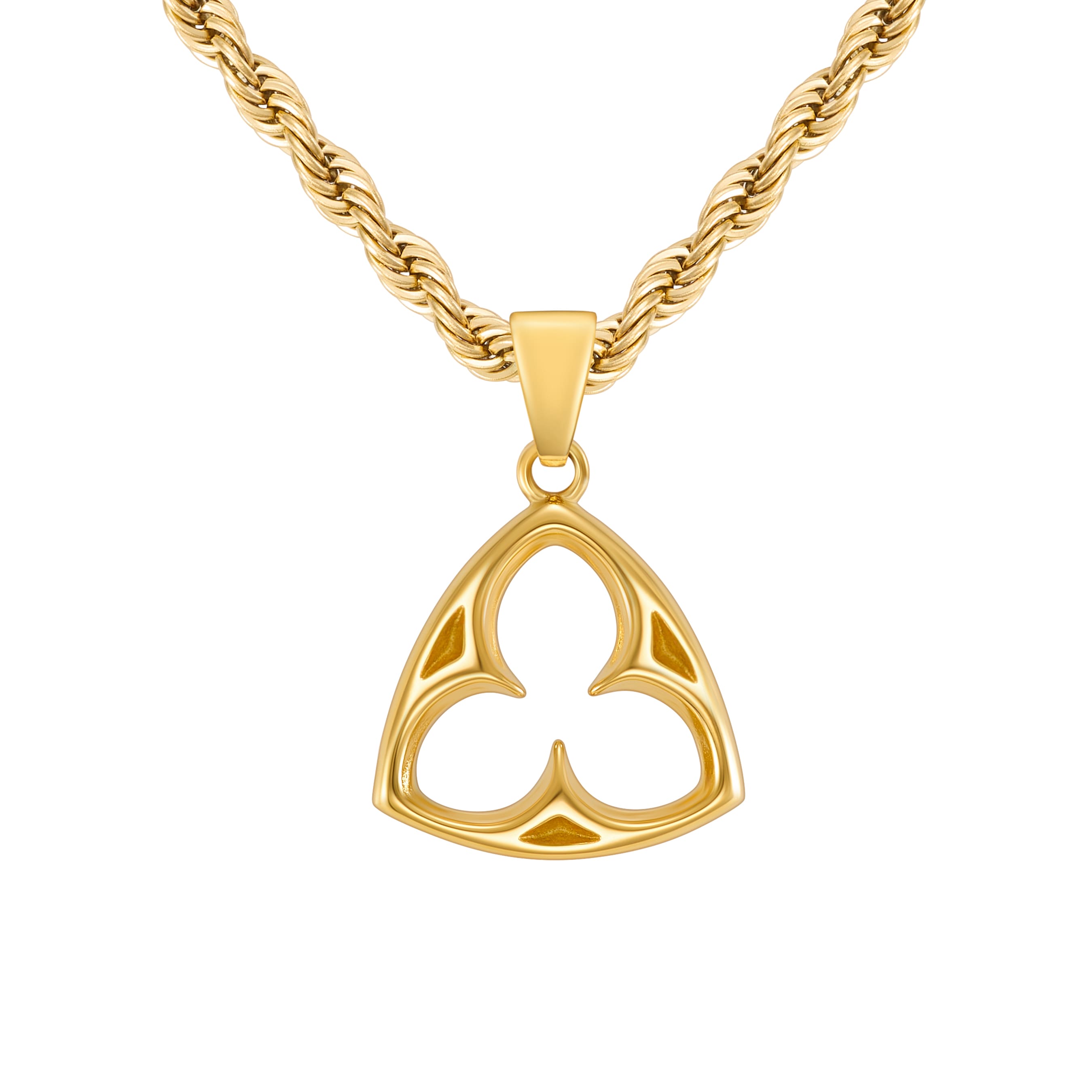 Gothic Ornament Pendant Gold