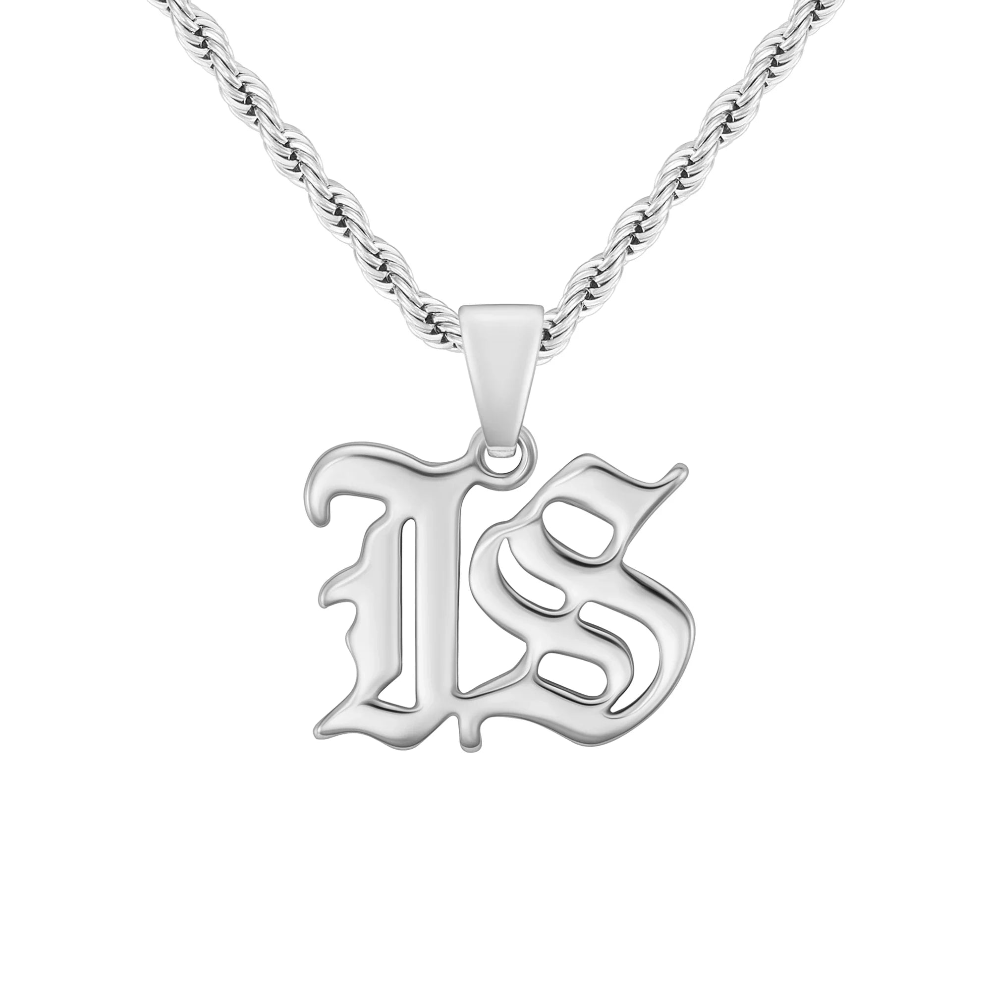 IS Gothic White Gold Pendant
