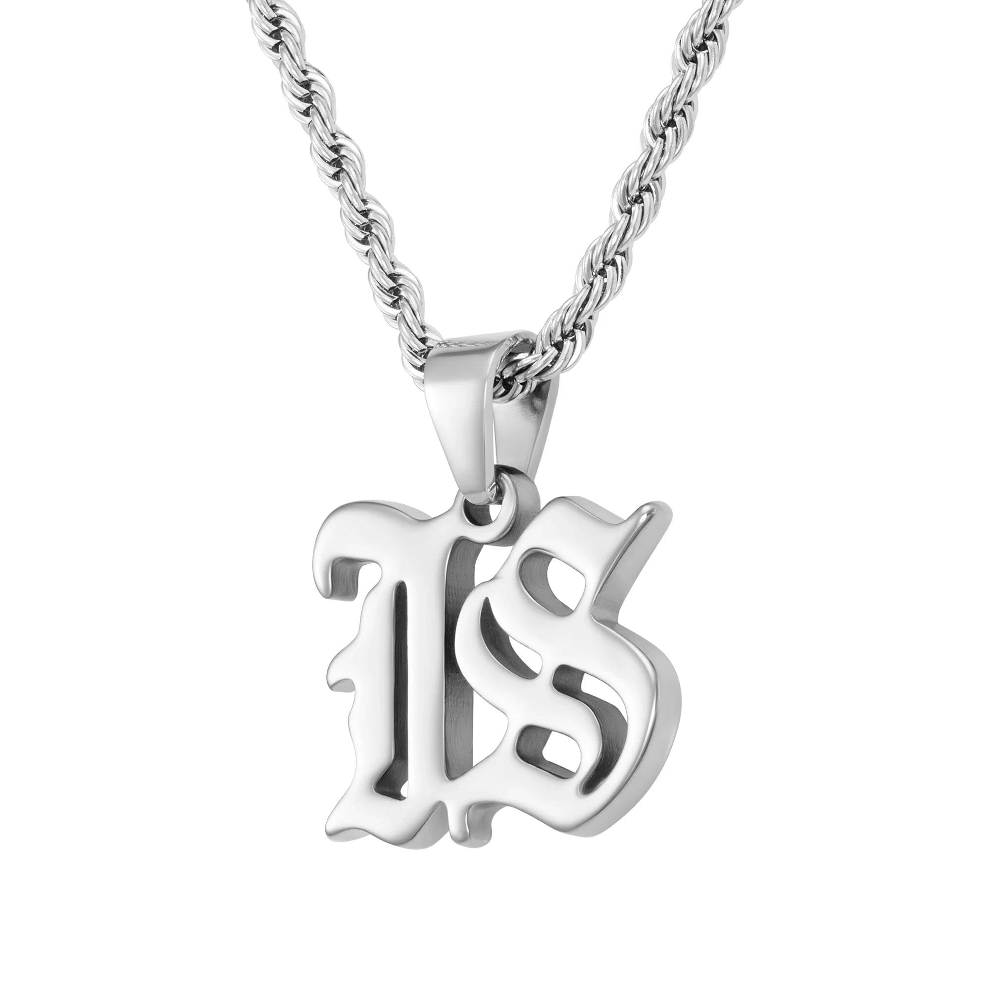IS Gothic White Gold Pendant