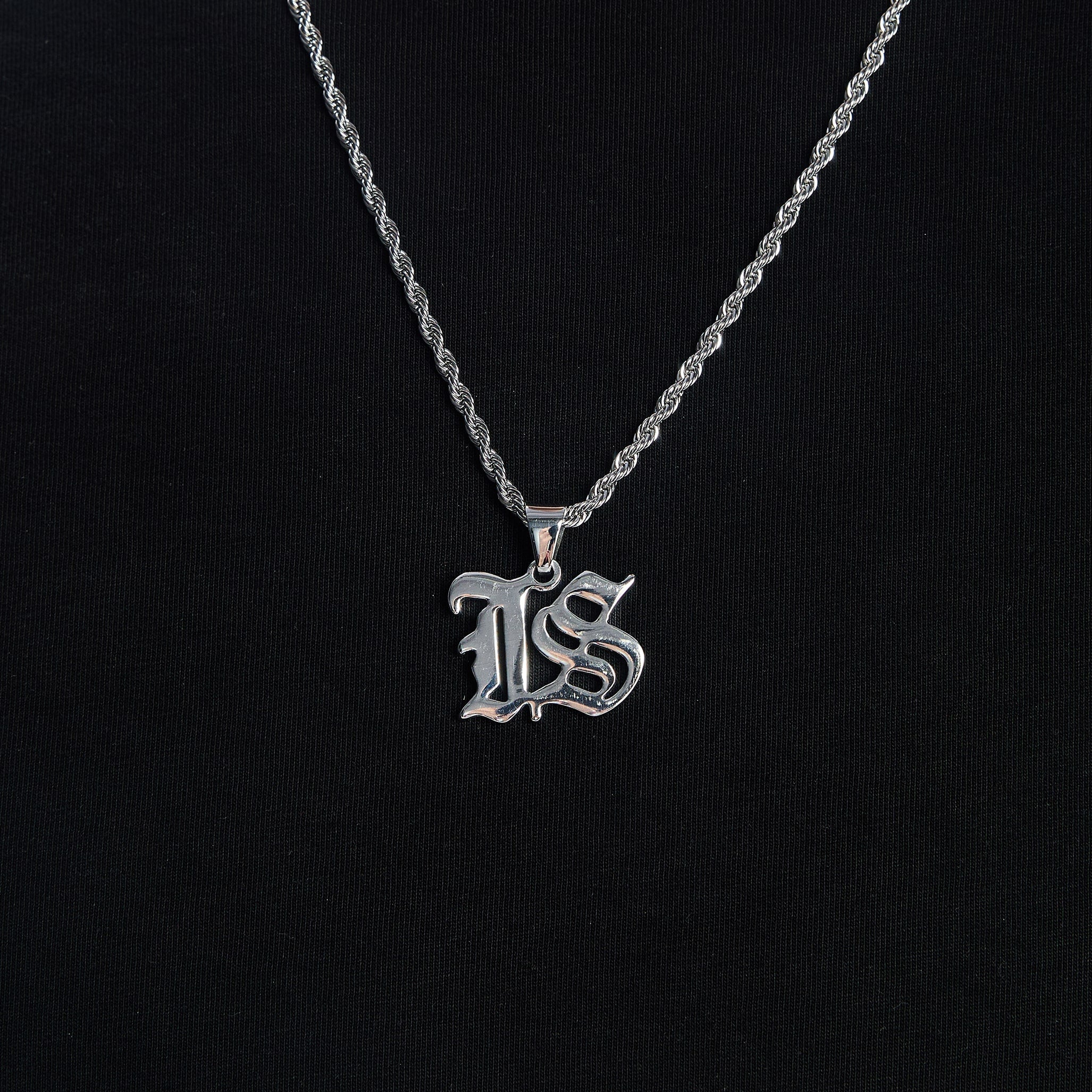 IS Gothic White Gold Pendant