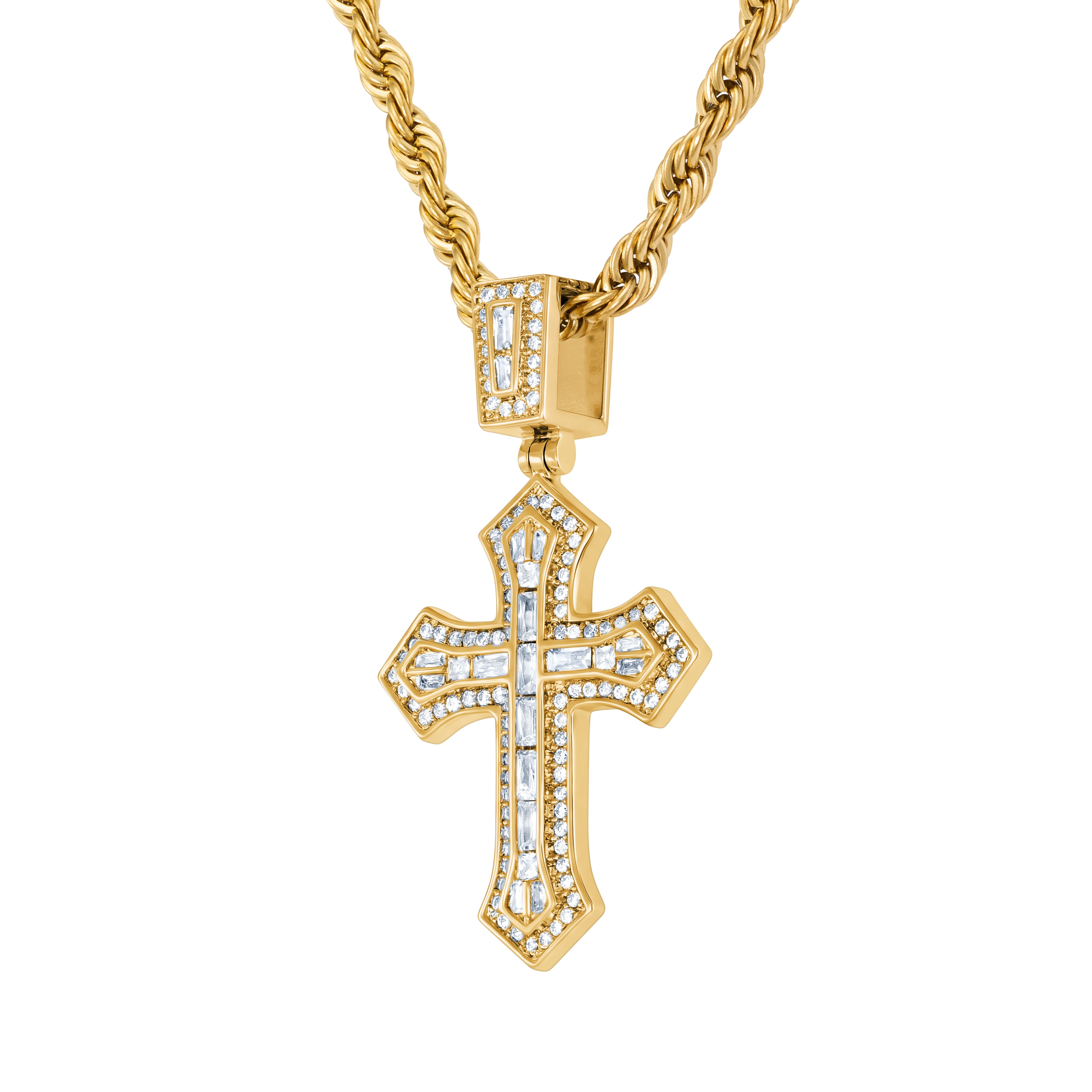 Micro 2Pac Pendant Gold