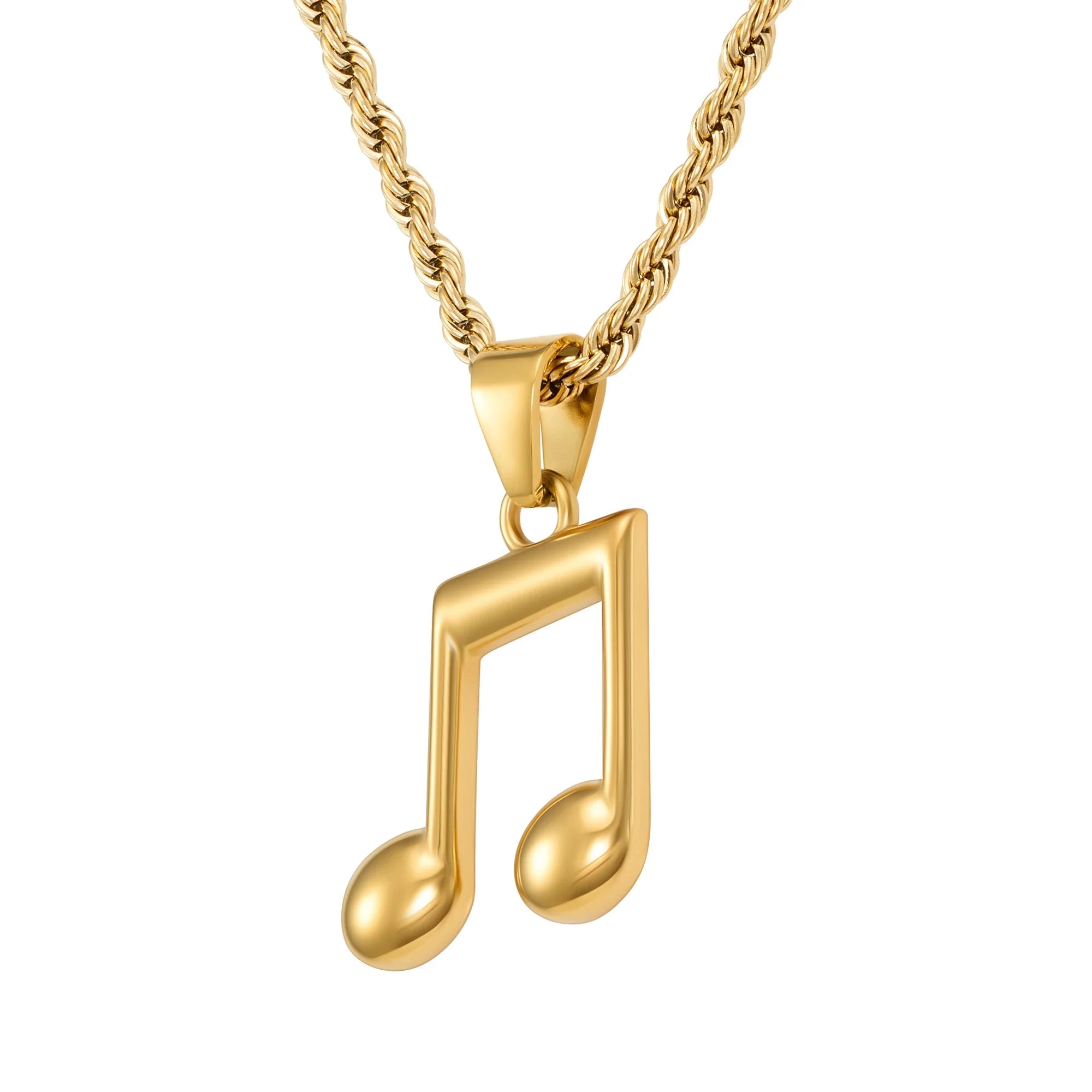 Note Gold pendant
