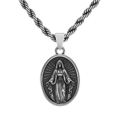 Saint Maria RAW Pendant White Gold
