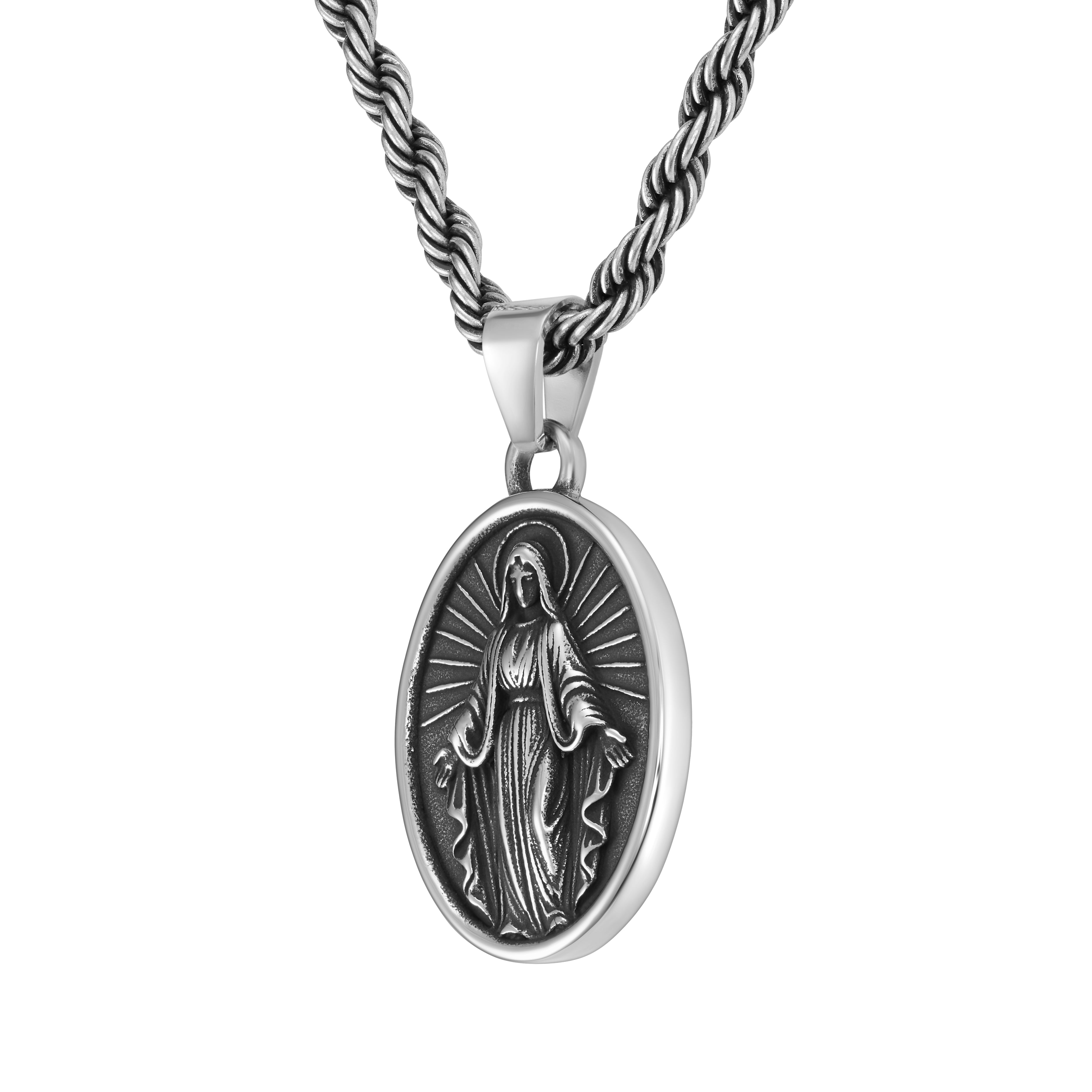 Saint Maria RAW Pendant White Gold