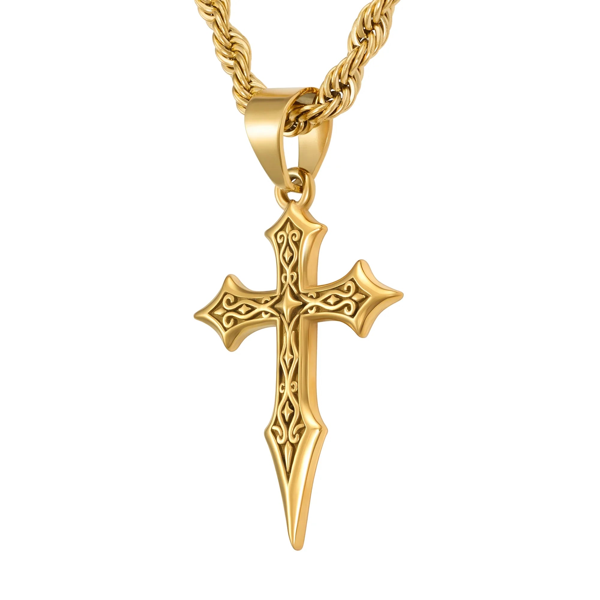 Viking Cross Gold pendant