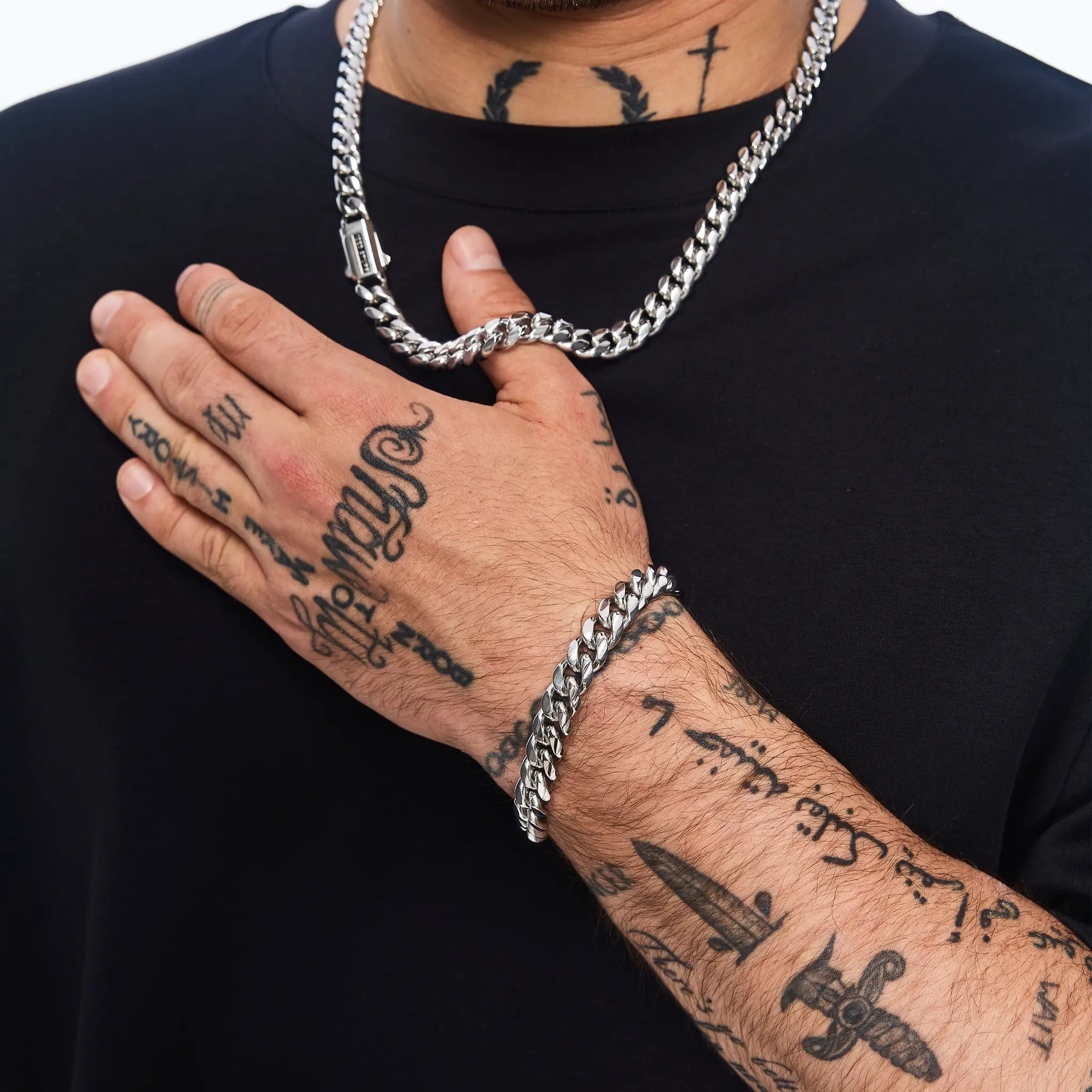 Premium Miami Cuban Link Bracelet 10mm White Gold