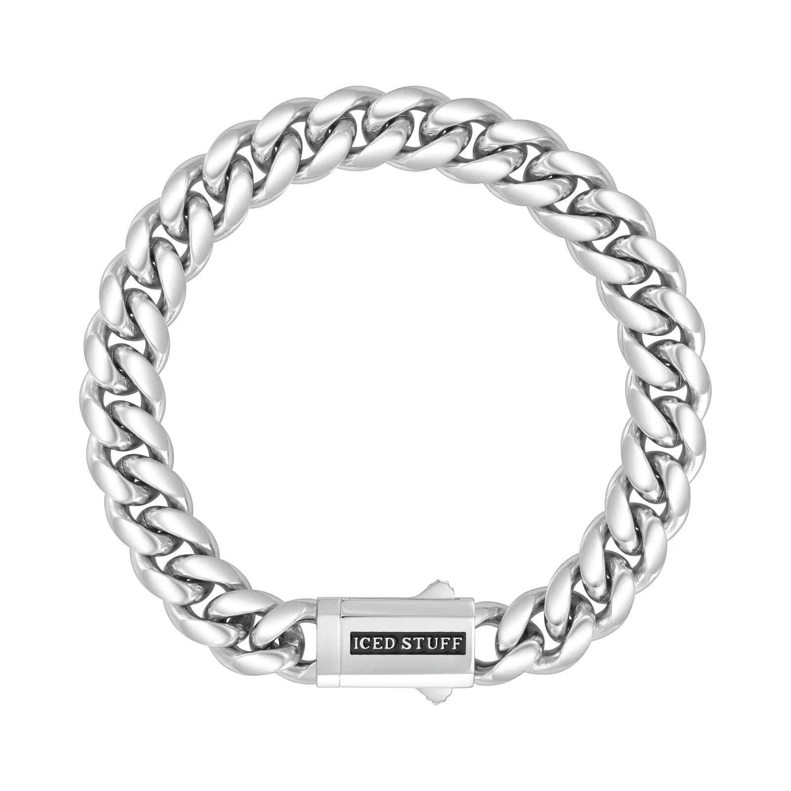 Premium Miami Cuban Link Bracelet 10mm White Gold