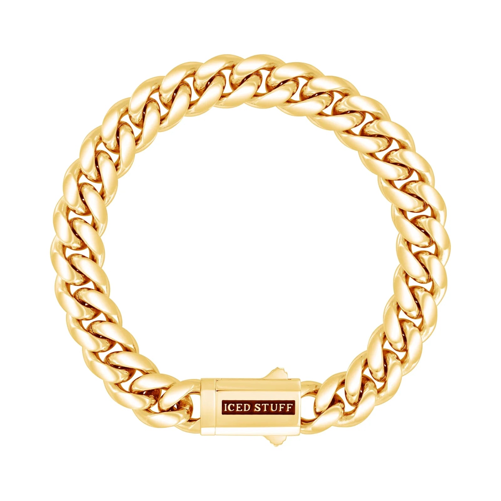 Premium Miami Cuban Link Bracelet 10mm Gold