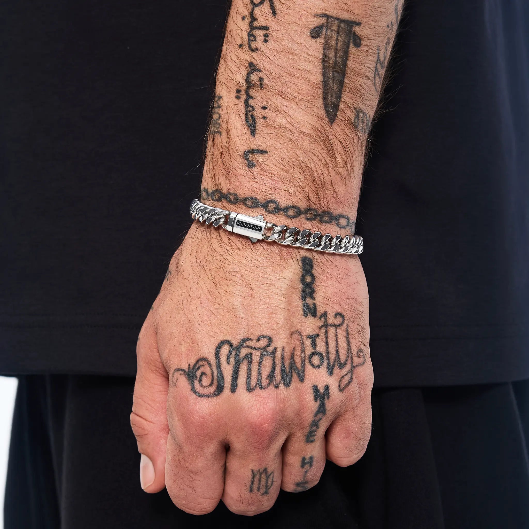 Premium Miami Cuban Link Bracelet 8mm White Gold