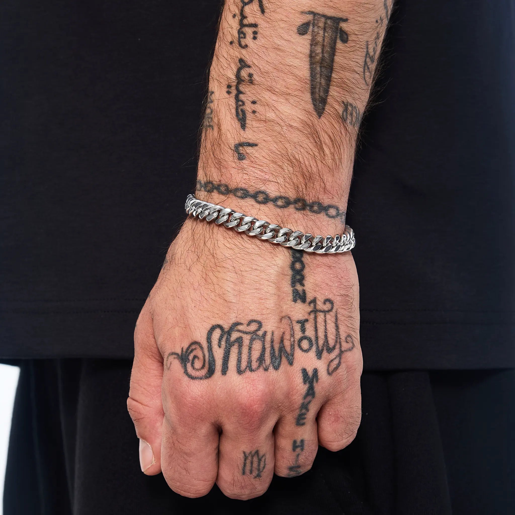 Premium Miami Cuban Link Bracelet 8mm White Gold