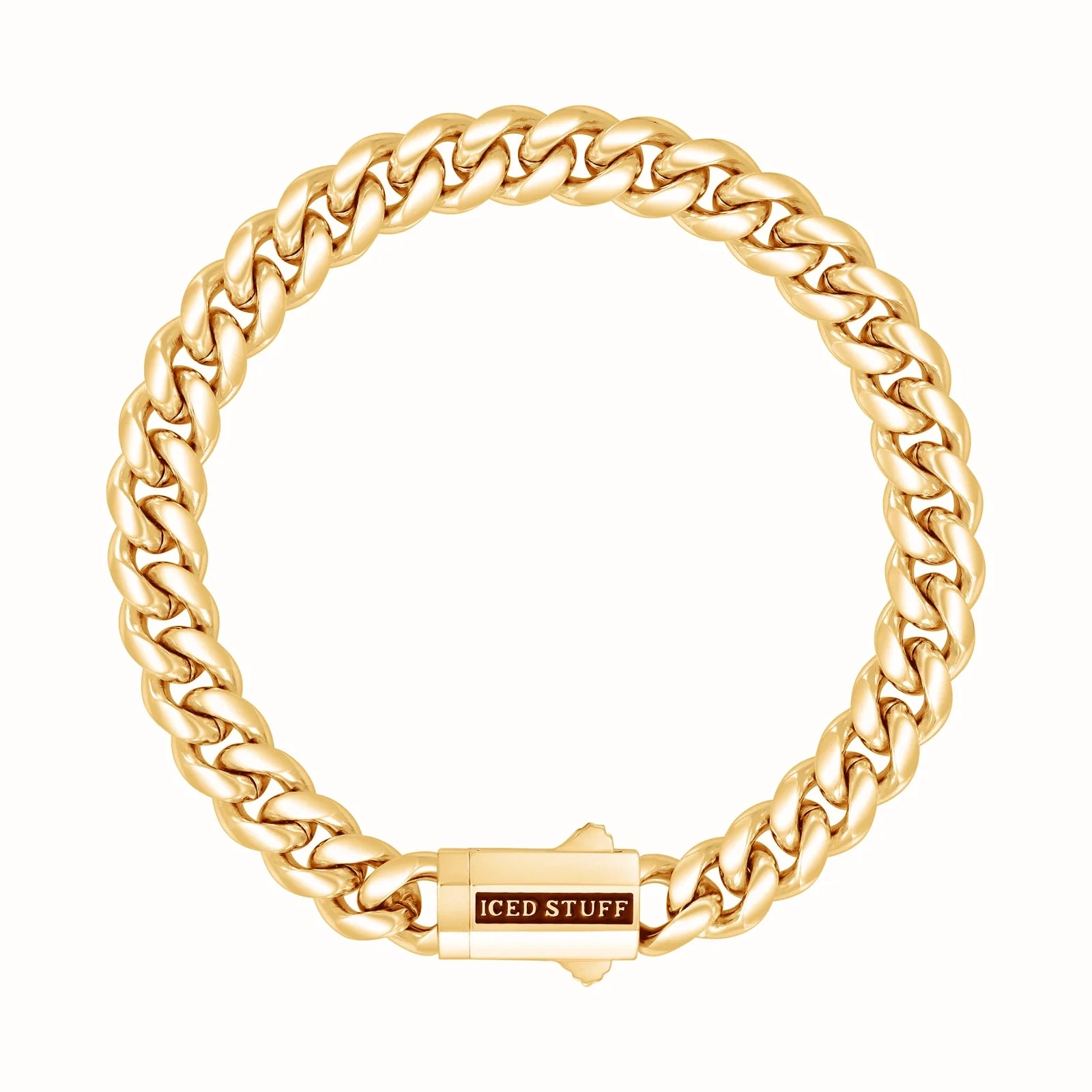 Premium Miami Cuban Link Bracelet 8mm Gold