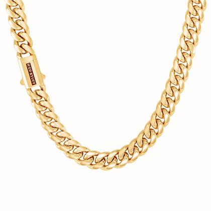 Premium Miami Cuban Link Chain 12mm Gold