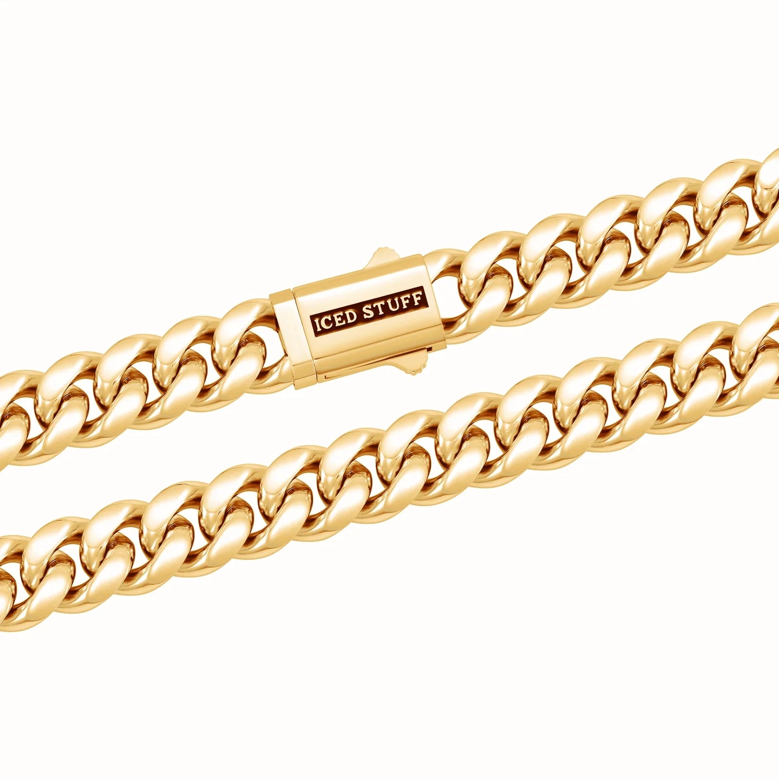 Premium Miami Cuban Link Chain 12mm Gold