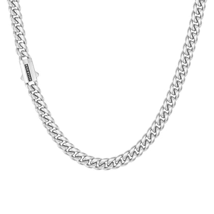 Premium Miami Cuban Link Chain 8mm White Gold