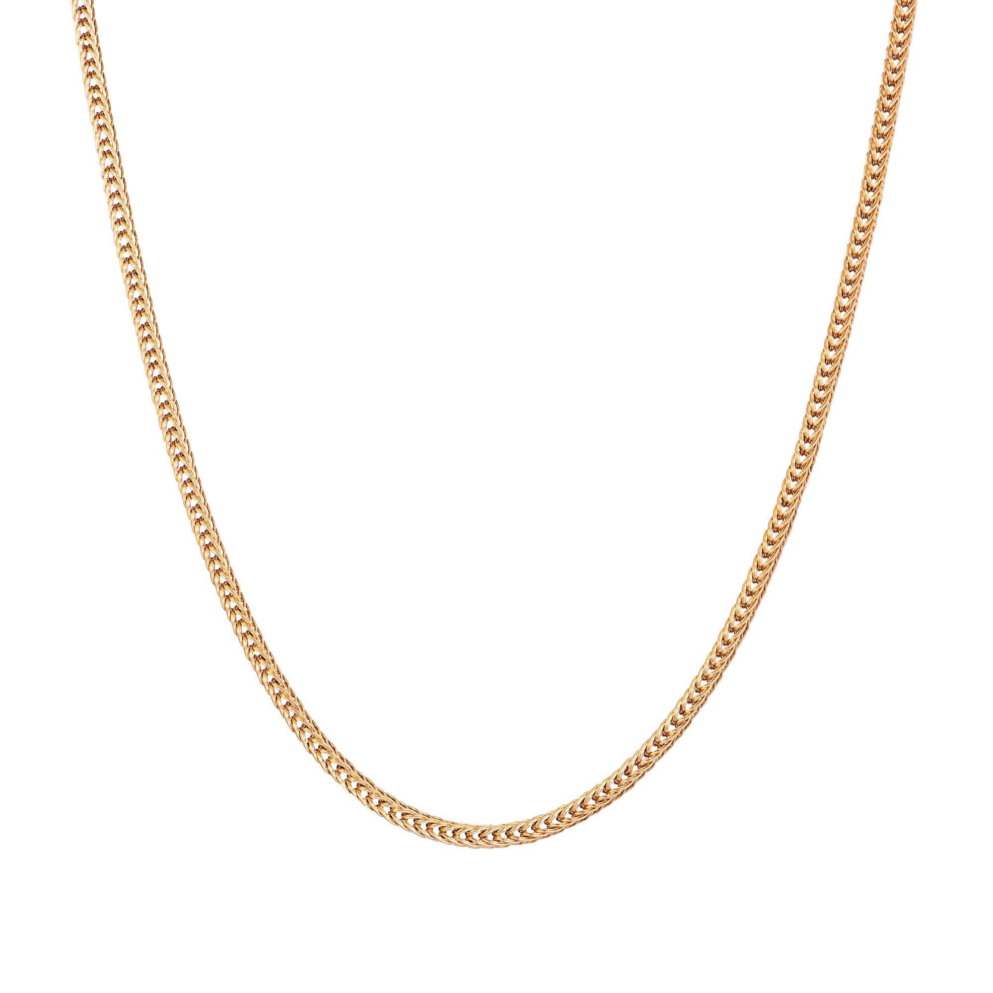 New Franco Chain 2.5mm Gold - ICED STUFF COM